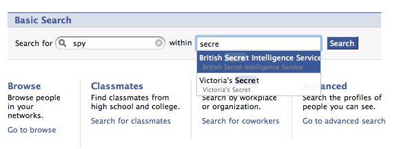 British Intelligence on Facebook